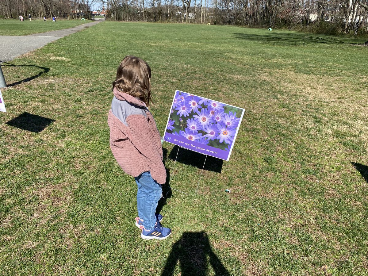 The students have been enjoying an outdoor book walk over the past two days. The excitement of reading has been contagious!