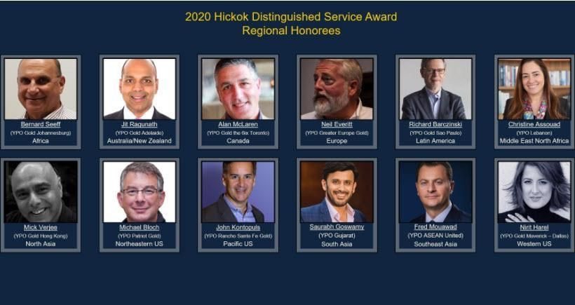 Congratulations to my friend, fellow chapter board member &amp; amazing <a href="/YPO/">YPO</a> Champion <a href="/alanmclaren/">Alan McLaren</a> who was named this week as 🇨🇦 Regional Honoree for the Hickok Distinguished Service Award. Bravo Alan, you are a leader among leaders! #YPOTransCanadaGold