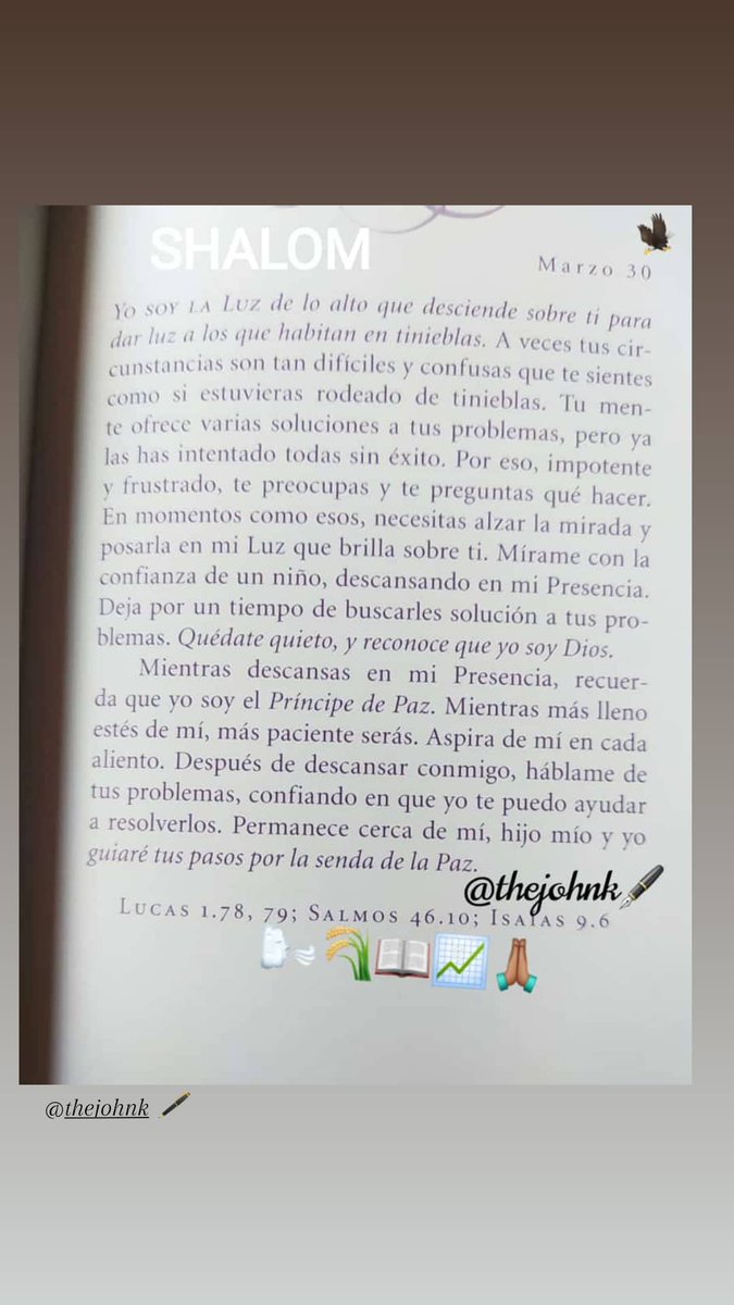 arenas_thejohnk's tweet photo. El mismo Dios que aflige es el que consuela, el mismo que hiere es el que cura, el mismo que humilla es el que levanta, el mismo que derrama su justa ira es el que manifiesta su misericordia, el mismo que castiga es el que restaura.
¡Qué maravilloso Dios es el Dios nuestro! 📖🙏🏽 https://t.co/FDN65H8YD6