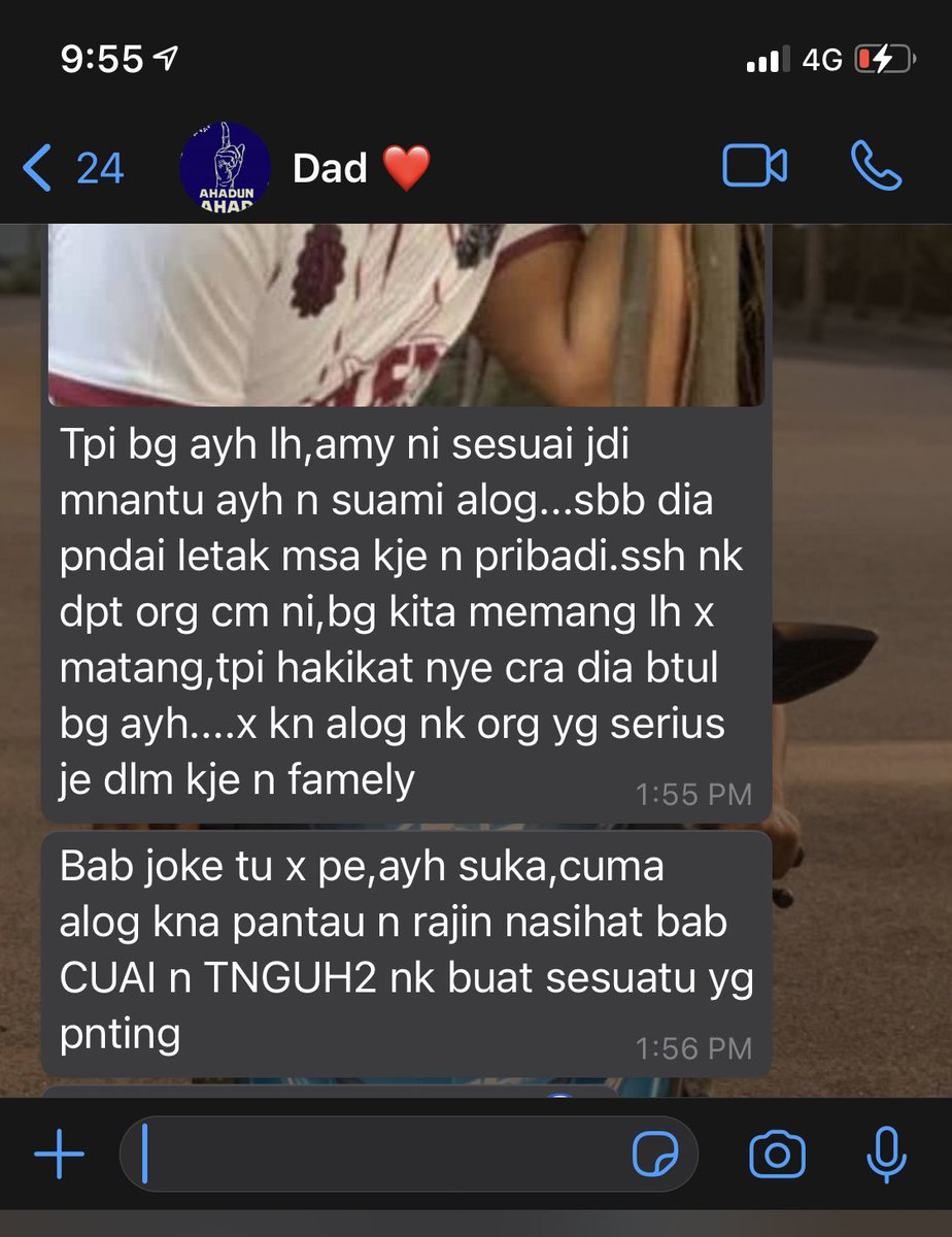 Web3BlockWave's tweet photo. Tak pernah lagi aku kawan dengan mana laki ayah aku cakap macam ni sampai dia up status gambar bf aku. Siap ss kat dp bf aku ye 😂😂❤️ https://t.co/BQFJyyiH2f