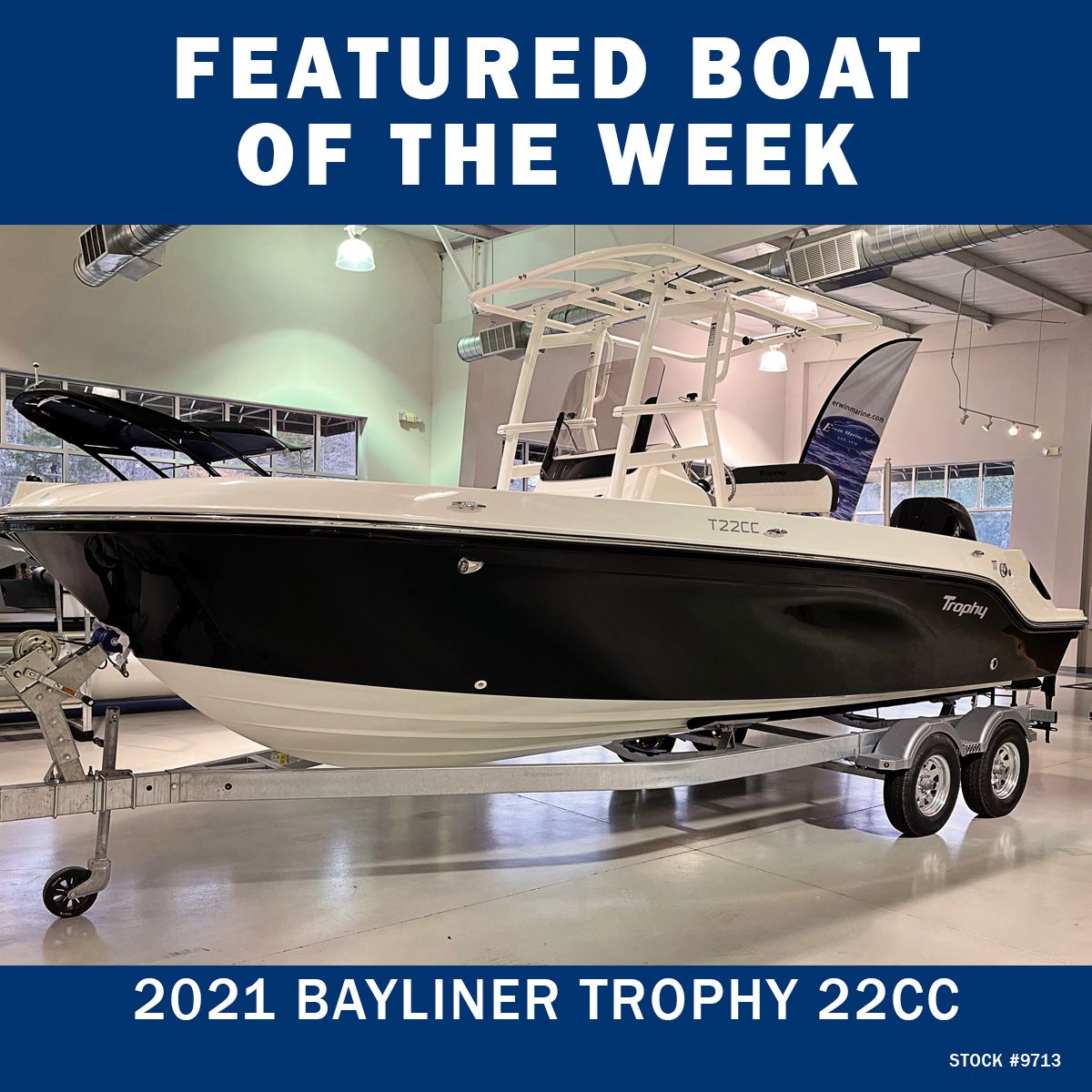 ErwinMarine's tweet photo. The FEATURED BOAT OF THE WEEK is this new 2021 Bayliner Trophy 22CC! Check it out here: https://t.co/ey8KEOrOCB.
#Bayliner #centerconsole #boats #boating #boatlife #newboat #boatsthattweet #boatsales #erwinmarine #boatoftheweek https://t.co/eDqsiQ9nYP