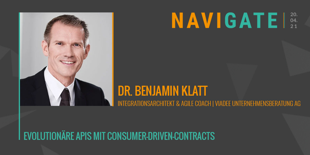 tobiaslvoss's tweet photo. APIs sind die Bausteine moderner IT-Architekturen. @benklatt von @viadee_it zeigt wie eine evolutionäre API-Entwicklung mittels #ConsumerDrivenContracts möglich ist.
Jetzt kostenlos anmelden! → https://t.co/s1YG2qjiX9
#navigateevent https://t.co/tg5NIi359F