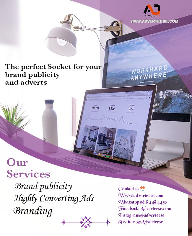 Adverteese's tweet photo. Contact us🔛
https://t.co/lzEsOvPYEL
Whatsapp:0818 448 4430
Facebook:https://t.co/vbpCXd0k3r 
Instagram:@adverteese
Twitter :@Adverteese

#ads #adverts #publicity #branding #product #marketing #selling #prospectiveclient #adverteese https://t.co/ygw4XYNIII