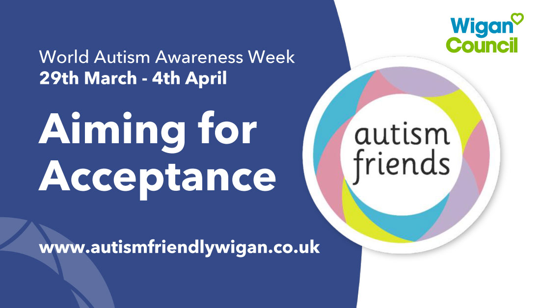 WiganCouncil's tweet photo. Big thanks to Liz, a local parent, who has kindly shared a list of their top 5 favourite resources for #WorldAutismAwarenessWeek21  From autism specialists to follow on social media, to forums and blogs by parents and carers, find them at https://t.co/UhkdmMYFuE https://t.co/JgUsaVE7z4