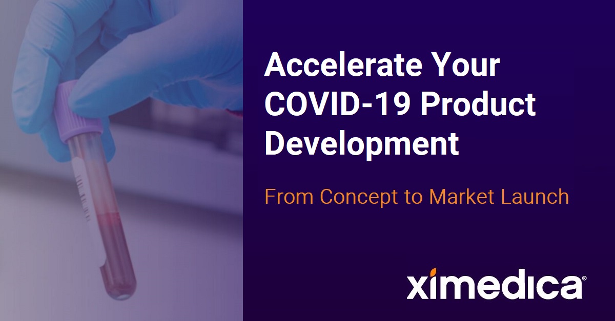 Ximedica's tweet photo. During a global pandemic, speed to market is more important than ever. Find out how @Ximedica's services and expertise can accelerate your development and launch of #COVID19/#SARSCoV2 projects. Learn more: https://t.co/JWs21qmKUl

#medtech #diagnostics #healthcareinnovation https://t.co/lc8H2qJet0
