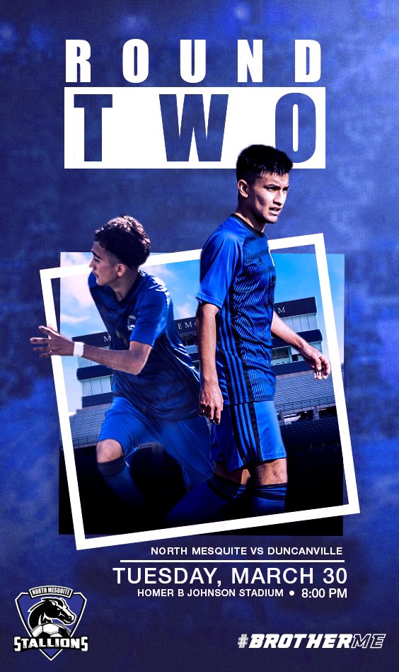 stallion_soccer's tweet photo. GAMEDAY!
Area Final! Need AZUL NATION to come out in NUMBERS!!
⏱ 8 pm
🏟 Garland’s HBJ Stadium
🆚 Duncanville
#azulsoccer #BROTHERme
@NorthMesquiteHS @DevinHasson @kewashin77 https://t.co/RYlvyy7NLL