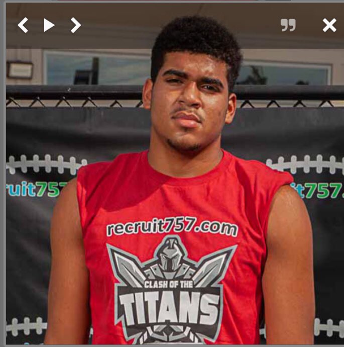 Today’s featured Cavalier is 2022 DE/OT <a href="/chaserosso76/">Chase Rosso</a> Chase is 6’3” 235 lbs and has 79.5 inch wingspan and a 3.5+ GPA. hudl.com/video/3/113739…