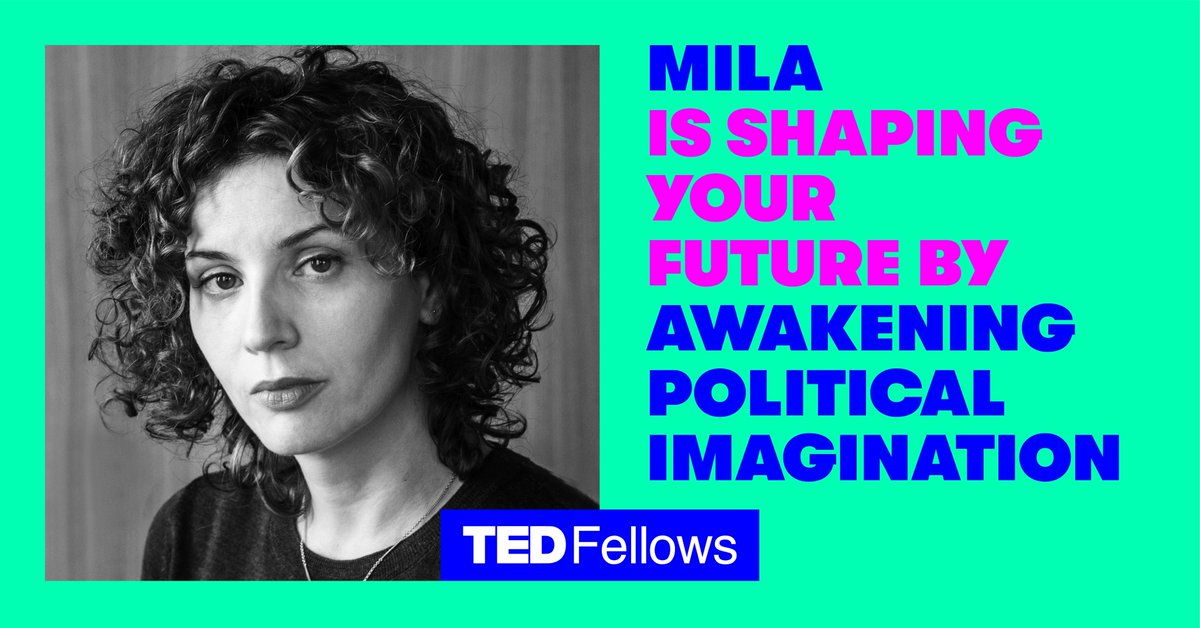 TEDFellow's tweet photo. Meet Mila Turajlić, a 2021 TED Fellow! Mila is shaping your future by awakening political imagination. https://t.co/jMAQKFjf63