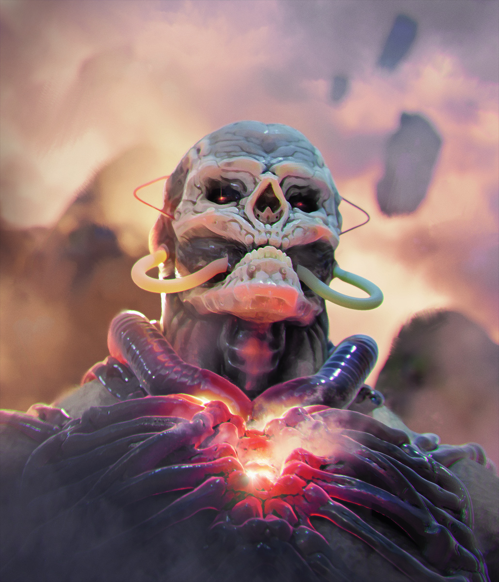 Latest piece - The Etherean Race.
To go along with my Angels of Etherea story:
angels-of-etherea.webflow.io
Sculpted in Medium and Zbrush.
#digitalartwork #digitalarts #3dart #scifiart #horrorart #conceptart #creaturedesign