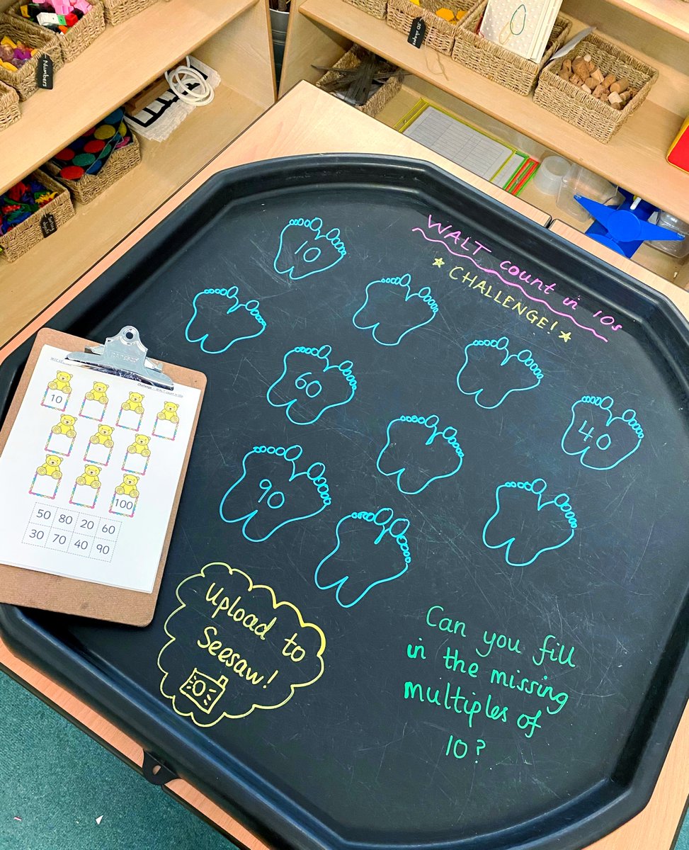 PrimaryStarsEd's tweet photo. Tuff trays are a great way of practising maths skills!โ Such a fun way to count in multiples of 10 ๐โ
Have you tried our resources? We offer free teaching slides throughout the entire year! ๐คโ
#tufftray #tufftrayplay #tufftraysetup #mathstufftray #iteachfirst #iteachkinder https://t.co/cpLGDdQmZm