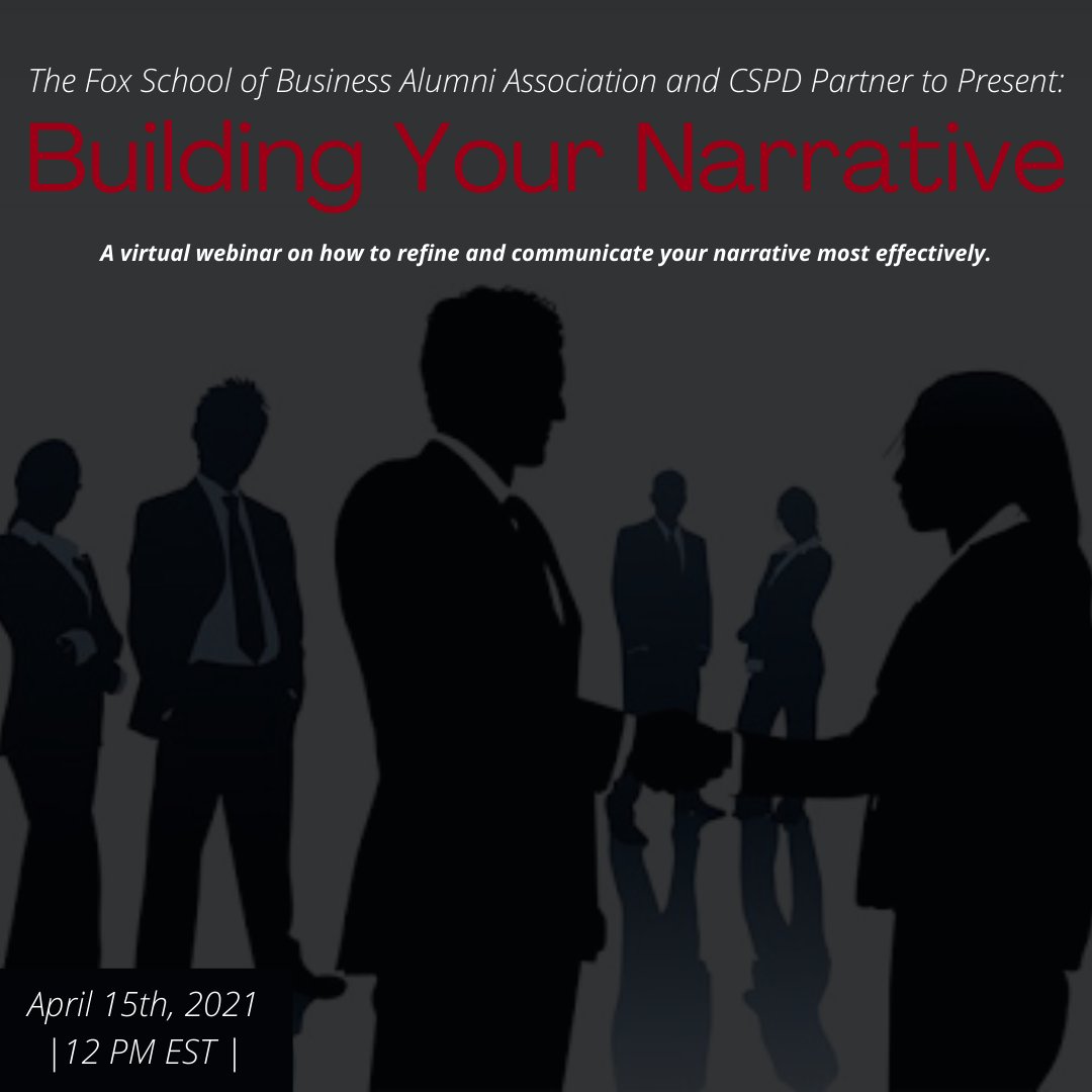 Don’t miss out on this amazing opportunity to refine your narrative and effectively answer when asked “Tell me about yourself.”. Join us on April 15th by registering here: bit.ly/FSBAABuildYour…
