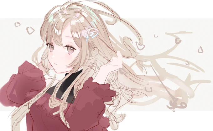 描きかけの絵 