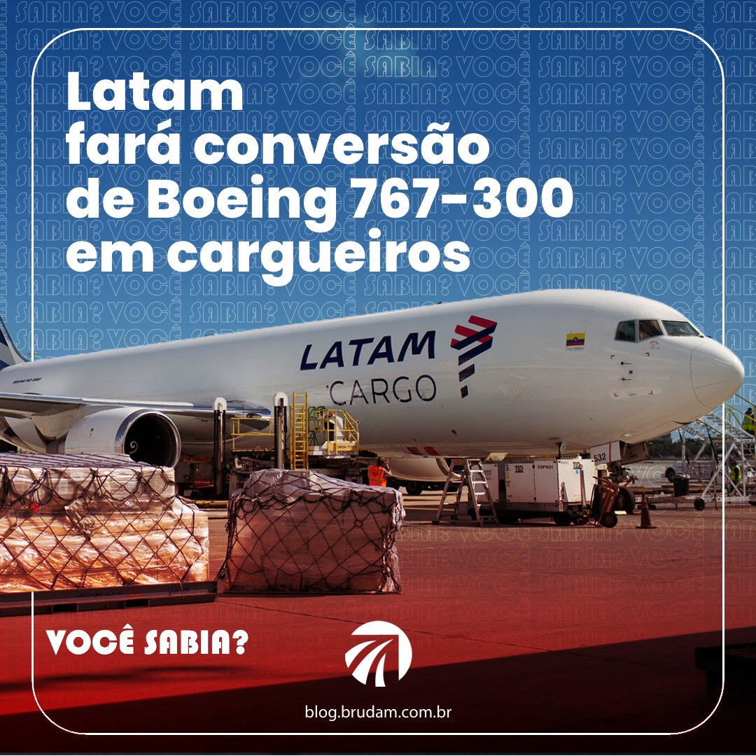 Brudam1's tweet photo. 📦Você sabia que avião de passageiro também pode virar um avião cargueiro. 

🛫 A Latam já vem efetuando prática em seus aviões.

➡Saiba mais:  https://t.co/X19jMXWdQE

#latamcargo #aviaocargueiro #boeing #TMS #brudam #VoceSabia https://t.co/b1h1WjyHpe