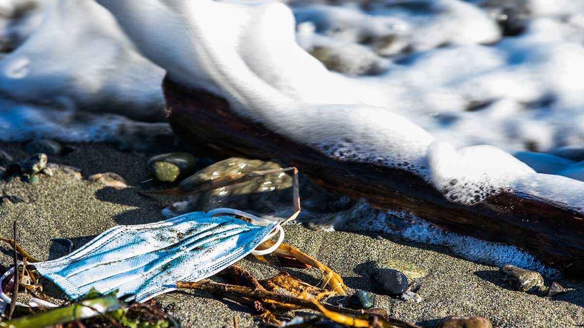 Earth911's tweet photo. The Ocean Conservancy found 107,219 pieces of PPE littered along beaches and waterways during its annual surveys. Let's pick up our pandemic waste.
#Sustainability #Livegreen #Pandemicwaste #Cleanuptheocean
https://t.co/VALGBkdlkt https://t.co/I67fwPPrjL
