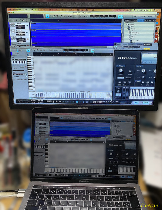 Izumi_Hisashi's tweet photo. ノートPCじゃもうキツイよ〜と外部モニタを導入。
チョー楽なんですけど〜🎵
#ノートパソコン #ノーパソ #ノートPC #MacBoo #MacBookPro #モニター https://t.co/ACI472QmJ7