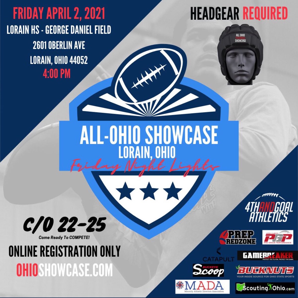 Hey <a href="/Coach_MikeRob/">Mogul Mike</a> this my first showcase experience ever so Hope the younger guys get some attention because I will be at the Lorain showcase and willing to compete with whoever in the trenches thanks for the opportunity can’t wait #FridayNightLights