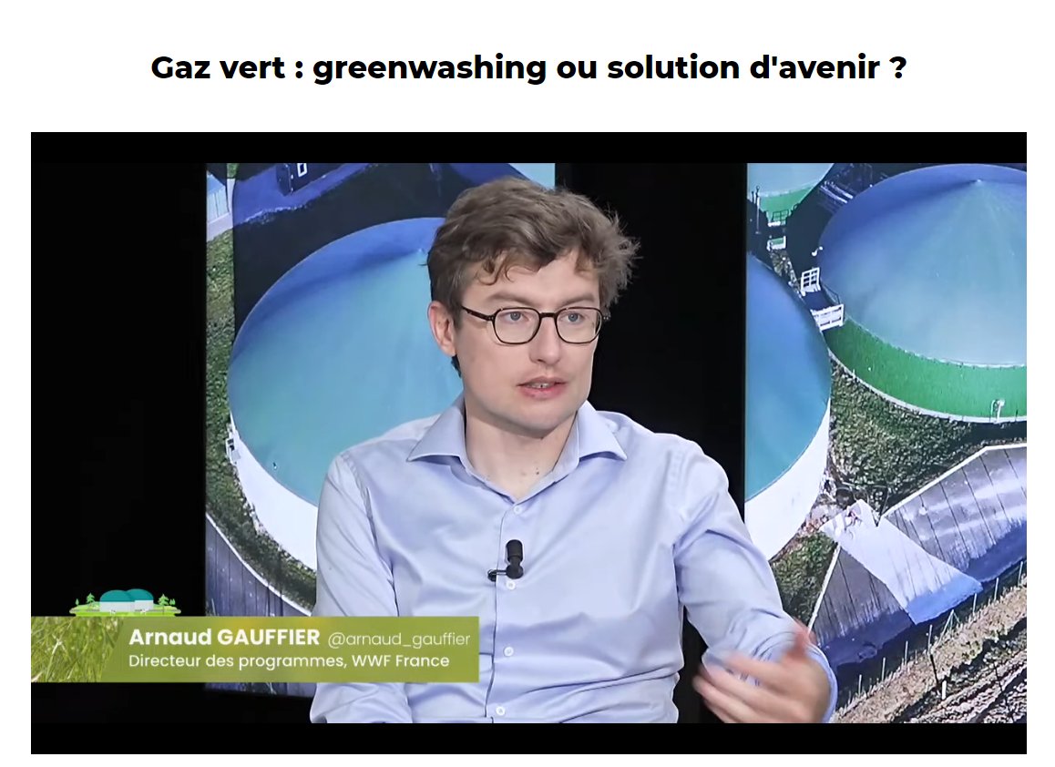 AAMF_Agris's tweet photo. "La #méthanisation a sa place dans le mix énergétique. Nous la considérons comme une énergie renouvelable" @arnaud_gauffier @WWFFrance "C'est un métier plus complexe que #eolien ou #Photovoltaique " #GazVert https://t.co/nz8XJwETTe