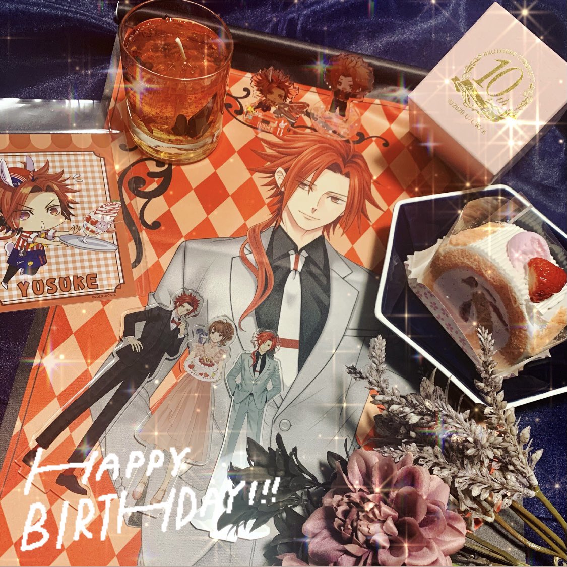 spsm_69's tweet photo. 朝日奈侑介くんお誕生日おめでとうございます！朝日奈家でいちばん正義感が強くて絵麻ちゃん想いな侑介くんがいつまでも大好き🥰2021年こそ幸せになれますように……！ネイルもブラコン&amp;侑介仕様🍒❤️やっぱりオメーがナンバーワン！

#朝日奈侑介誕生祭2021
#朝日奈侑介生誕祭2021
#BROTHERSCONFLICT https://t.co/MMa7ZSP2pa