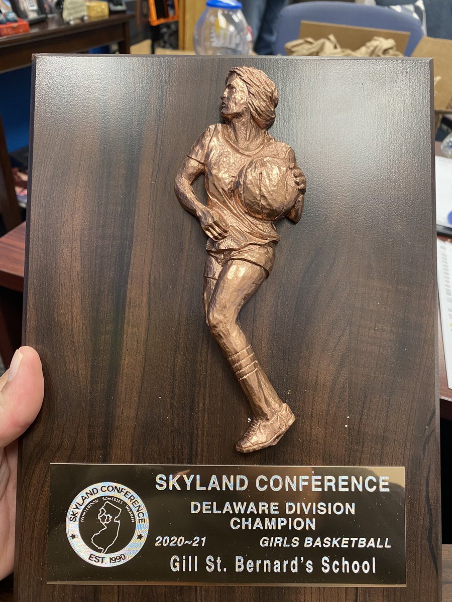 GSBAthletics's tweet photo. New hardware just arrived for our girls winning the Skyland in 2021! #GoGSBKnights https://t.co/xVUxPxfBLT