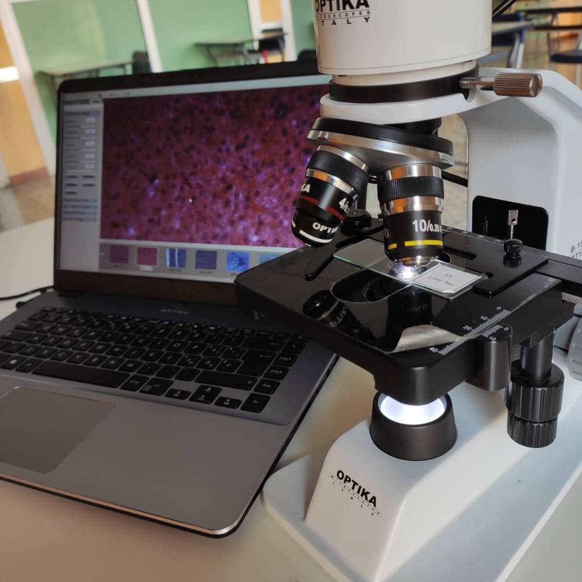 sdbpaderno's tweet photo. Attività con il microscopio e osservazione di vetrini anche a distanza #quantecosedaimparare #stem #microscopia https://t.co/RhYerrKJe3