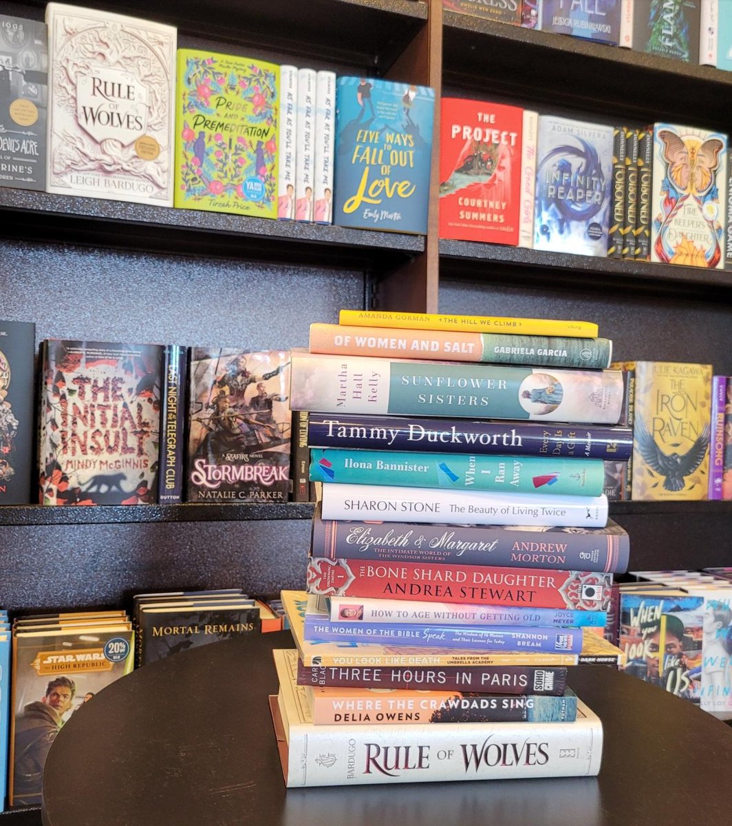 It's New Release Tuesday. Check out these great titles that just came out today.

#bnbestyearyet #barnesandnoble #amandagorman #marthahallkelly #sharonstone #iionabannister