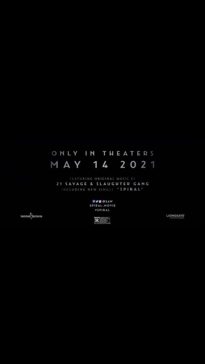 It’s only right that 21 Savage’s music will be in the new Saw movie 🔪