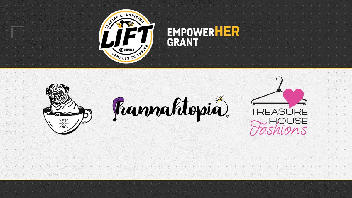 penguins's tweet photo. Congratulations to the three finalists for the $25,000 EmpowerHER Grant!

• Curly Tail Coffee
• Hannahtopia
• Treasure House Fashions

Fan voting is now underway and runs through April 13:  https://t.co/1ZwNZKw07U https://t.co/fE8ZHBtVak