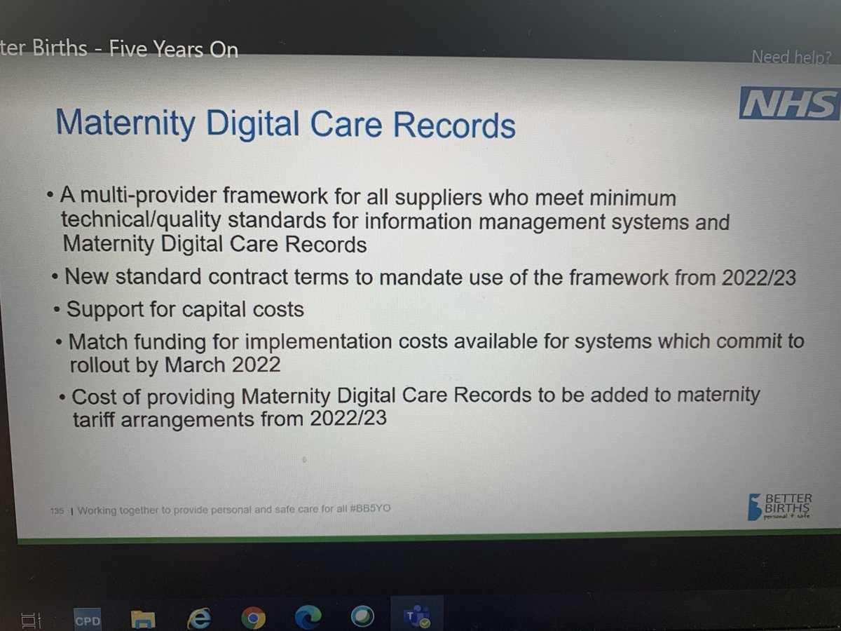 Yes at last a national maternity digital record #BB5YO ⁦<a href="/YorkTeachingNHS/">Alan Sparks</a>⁩ ⁦<a href="/HCVMaternity/">Humber, Coast & Vale Local Maternity System</a>⁩ ⁦@YthftFamily⁩