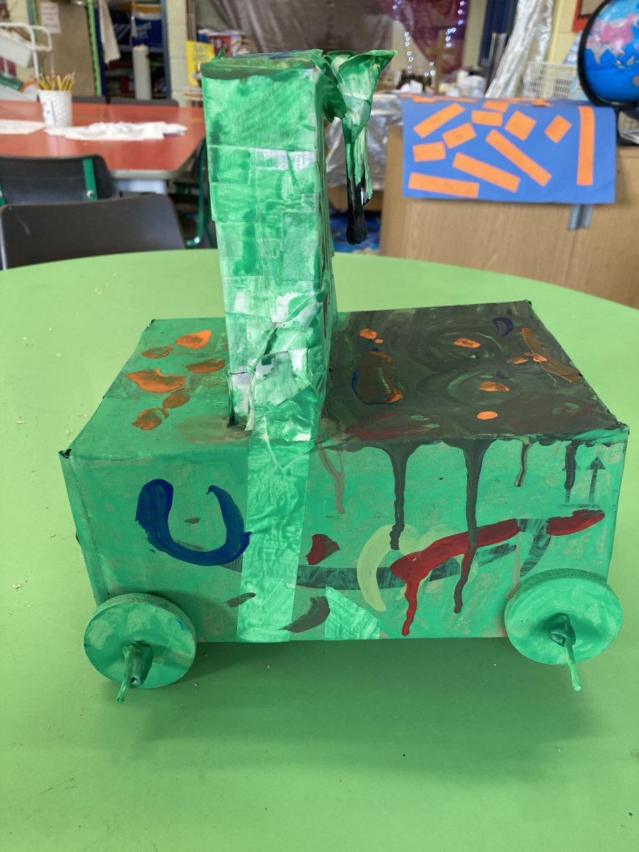 SuttonBengerSch's tweet photo. The finished vehicles from our 'Wheels and Axles' unit in year 1. Great work Joy class and I know you are all proud of your completed project! @DBAT_UK https://t.co/fzx10KtkJF