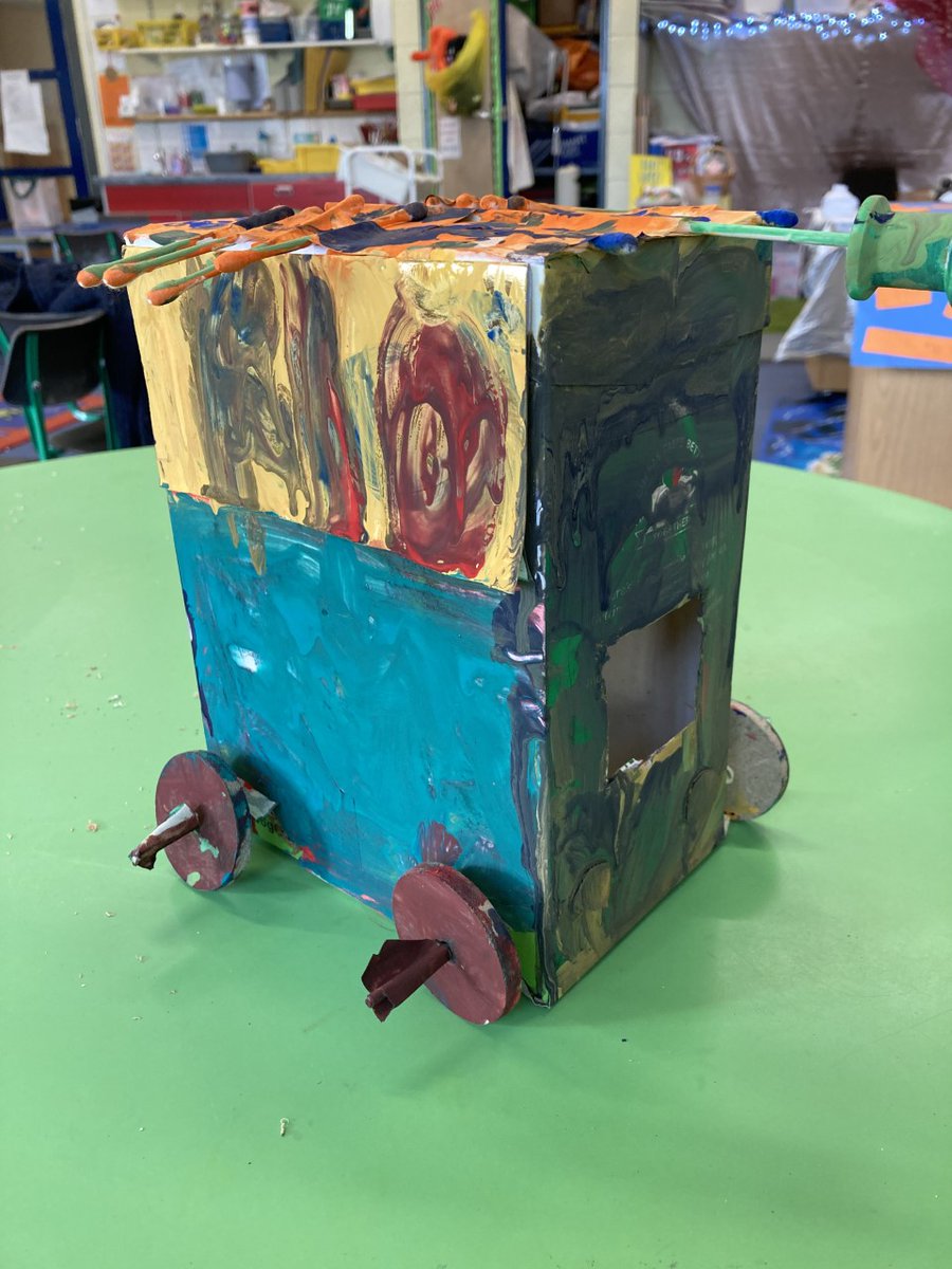 SuttonBengerSch's tweet photo. The finished vehicles from our 'Wheels and Axles' unit in year 1. Great work Joy class and I know you are all proud of your completed project! @DBAT_UK https://t.co/fzx10KtkJF