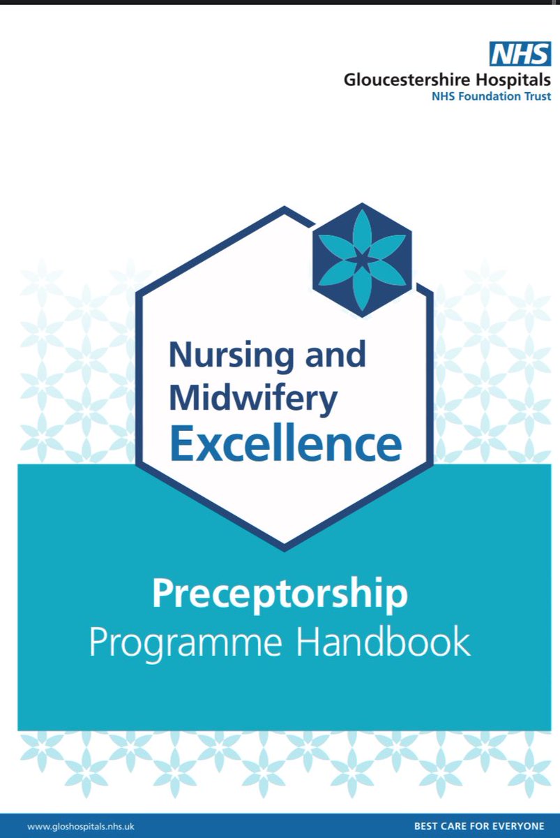 StephACuthill's tweet photo. With the support of @suz_cro ,  @gloshospitals fantastic communications team and @sphams , @GlosProfEd have redesigned the preceptorship programme handbook to support our colleagues at the start of their lifelong learning journey @gloshospitals thank you team https://t.co/6vpd22FAY9