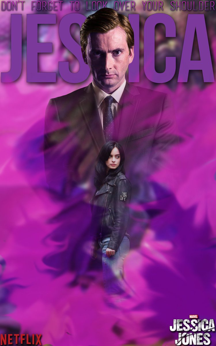 TheOliverStone's tweet photo. I’m been very much enjoying S1 of #JessicaJones (5 years late — but so what). Beautifully shot, atmospheric, &amp; with a brilliantly conceived script and a villain whose mind-control scares the S out of me. #DavidTennant is mesmerizing as the villain. https://t.co/IxaZSjBDI1