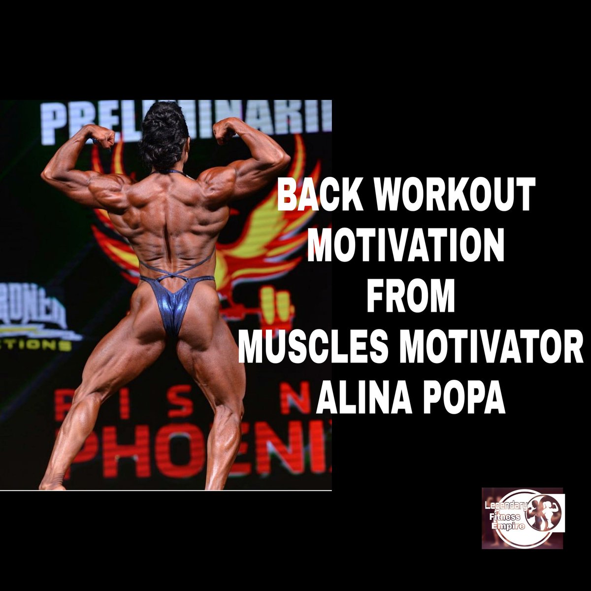 EmpireLegendary's tweet photo. BACK WORKOUT MOTIVATION FROM MUSCLE MOTIVATOR ALINA POPA 

https://t.co/eyiEhrkt9K

https://t.co/aQtV41FYit

#backworkout #latspread #thickback #backday #lats #FitnessMotivation #alinapopa #gym #goals #FetchYourBody2021 #inspiration #body #fitness #muscleworhsip #musclemotivator https://t.co/RhOKXkXA2G