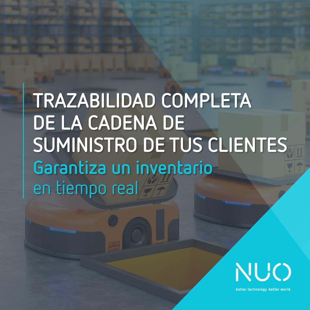NUOcorp's tweet photo. Beneficios de implementar #tecnología en Operadores #Logísticos

📦Garantiza la trazabilidad de los productos de tus clientes. 
📊 KPIs y buenas prácticas para tomar las decisiones que tu negocio necesita. 

✅ Agenda una asesoría gratuita>> https://t.co/IoCxf2Ep7M

#logistica https://t.co/WRDFgvbI4L