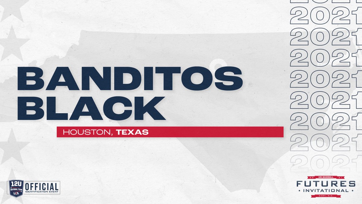 USABaseEvents's tweet photo. Excited to welcome @BanditoBaseball to #Futures21 🙌

Banditos Black is headed to Cary, NC, for the 11U Futures Invitational 🏆 https://t.co/s87lCRIPwq