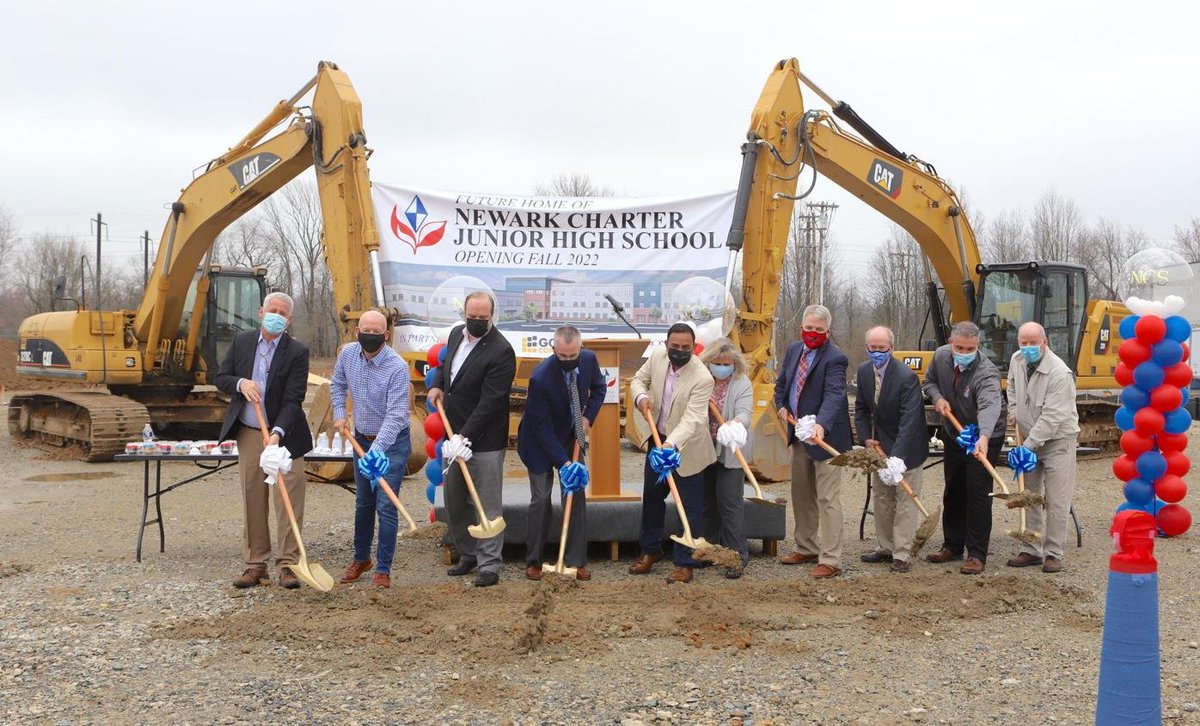 GGAdelaware's tweet photo. GGA's Dave Grayson was honored to partake in Newark Charter School's ground breaking ceremony last Thursday. For an interview with Dave, click here: https://t.co/MG0IxAw3as  #DelawareConstruction https://t.co/dB19h4uoSn