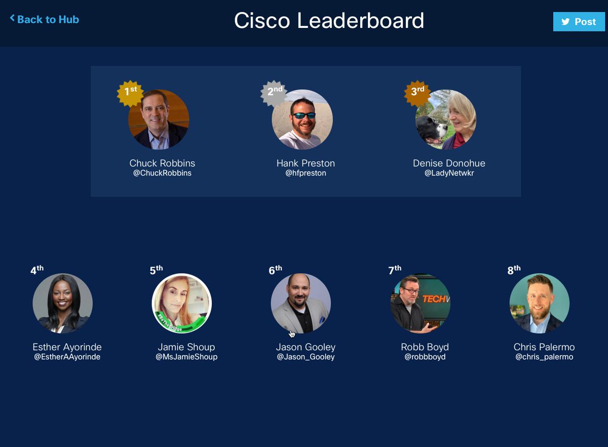 hfpreston's tweet photo. I'm number 2!  I'm number 2!!! 💩 #CiscoLive 

I'm perfectly OK with Chuck being #1 :-) https://t.co/DPSTkW4dm6