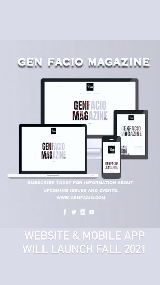 GenFacio's tweet photo. #Genfacio website and app will be ready Fall 2021 https://t.co/8isAy1DW9M