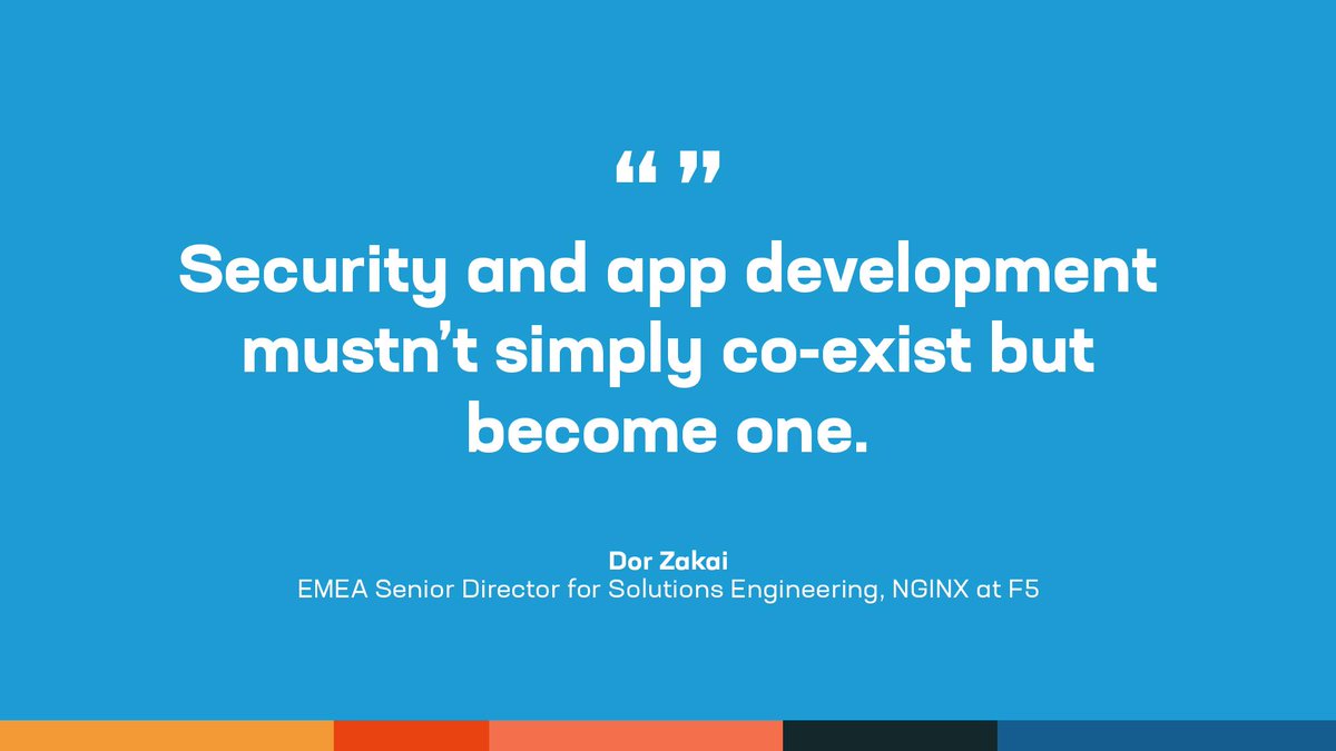 F5_EMEA's tweet photo. No organisation wants to restrict agility or limit innovation. @DorZakai explores how you can find the perfect balance between app speed and #security: https://t.co/Ic9i9kKjzO https://t.co/Xy8e1G1M4w