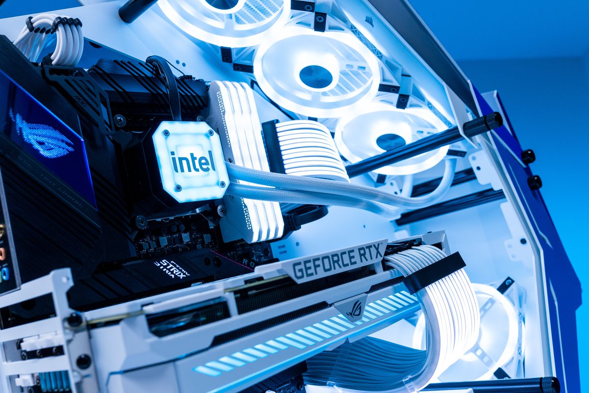 Robeytech (@robeytech) on Twitter photo Rocket Lake is here so we're giving away this stunning Rocket Build powered by the 11th Gen <a href="/IntelGaming/">Intel Gaming</a>
i9-11900K 8-core CPU, <a href="/ASUS_ROGNA/">ROG North America</a> ROG STRIX Z590-E MB / RTX 3090 GPU White, and built by none other than <a href="/robeytech/">Robeytech</a>.
Enter here 🚀 newegg.io/tw-intel11thgen Rocket Lake is here so we're giving away this stunning Rocket Build powered by the 11th Gen <a href="/IntelGaming/">Intel Gaming</a>
i9-11900K 8-core CPU, <a href="/ASUS_ROGNA/">ROG North America</a> ROG STRIX Z590-E MB / RTX 3090 GPU White, and built by none other than <a href="/robeytech/">Robeytech</a>.
Enter here 🚀 newegg.io/tw-intel11thgen