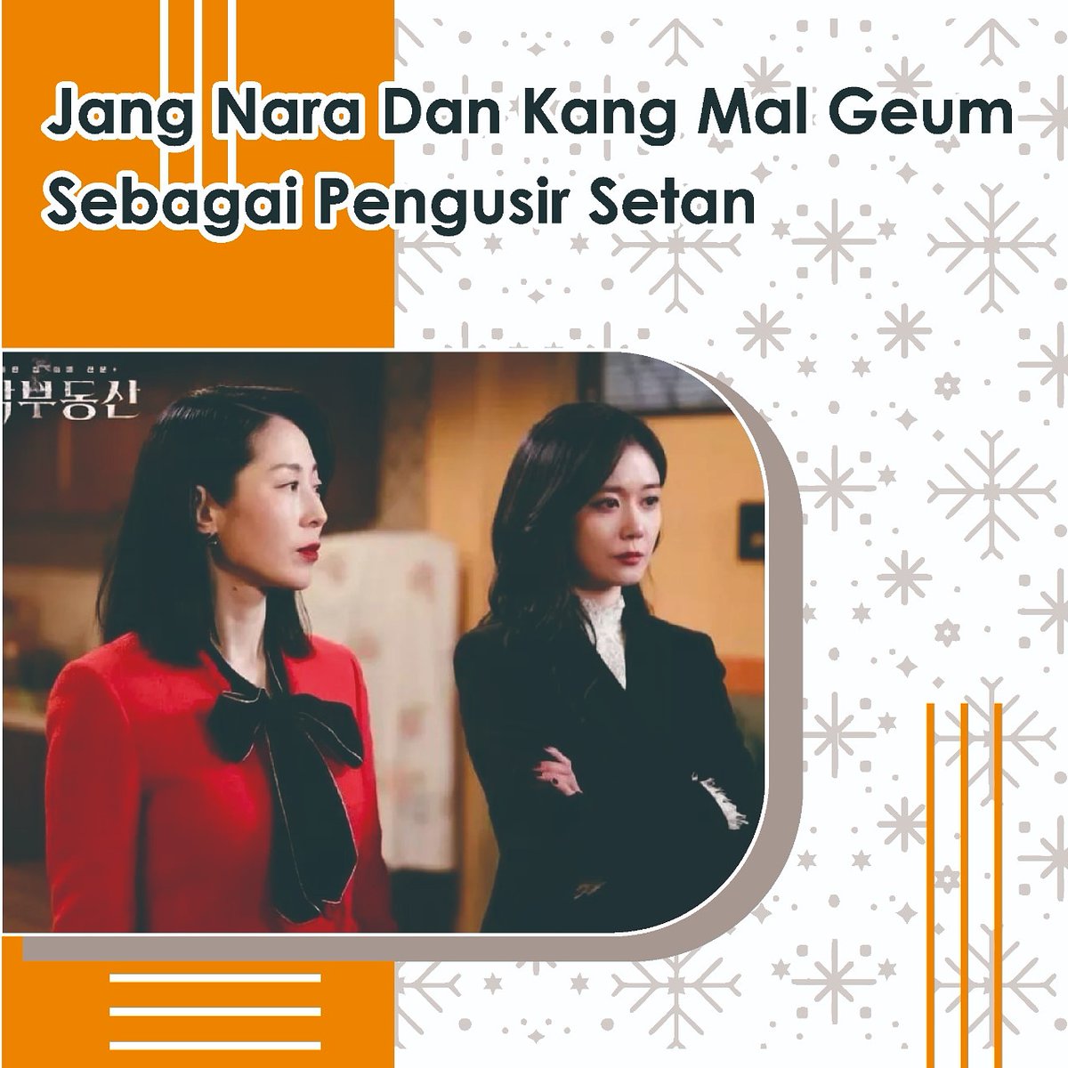 PortalDaebak's tweet photo. Jang Nara Dan Kang Mal Geum Sebagai Pengusir Setan Dalam Drama Mendatang
.
Read more (https://t.co/U6W9k4kuNc)
.
#jangnara #kangmalgeum #daebakrealestate #dramakorea #drakorindo #Portaldaebak #lfl #lff #likeforlike #likeforfollow #fyp #likeforlike #likeforfollow https://t.co/NMoOdLLTF9