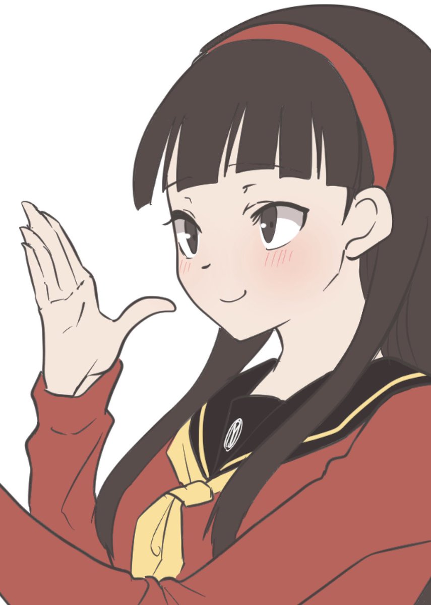 天城雪子 「めっちゃ適当に描いた雪子だけど、まあまあ可愛く描けた 」|黒須@づままん連載中のイラスト