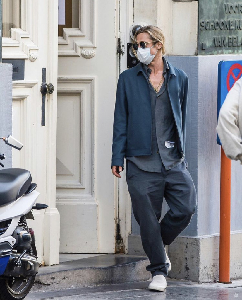 pitt_online's tweet photo. 📸 Brad Pitt in Brussels on March 29,2021 https://t.co/aBuZjFglZ5