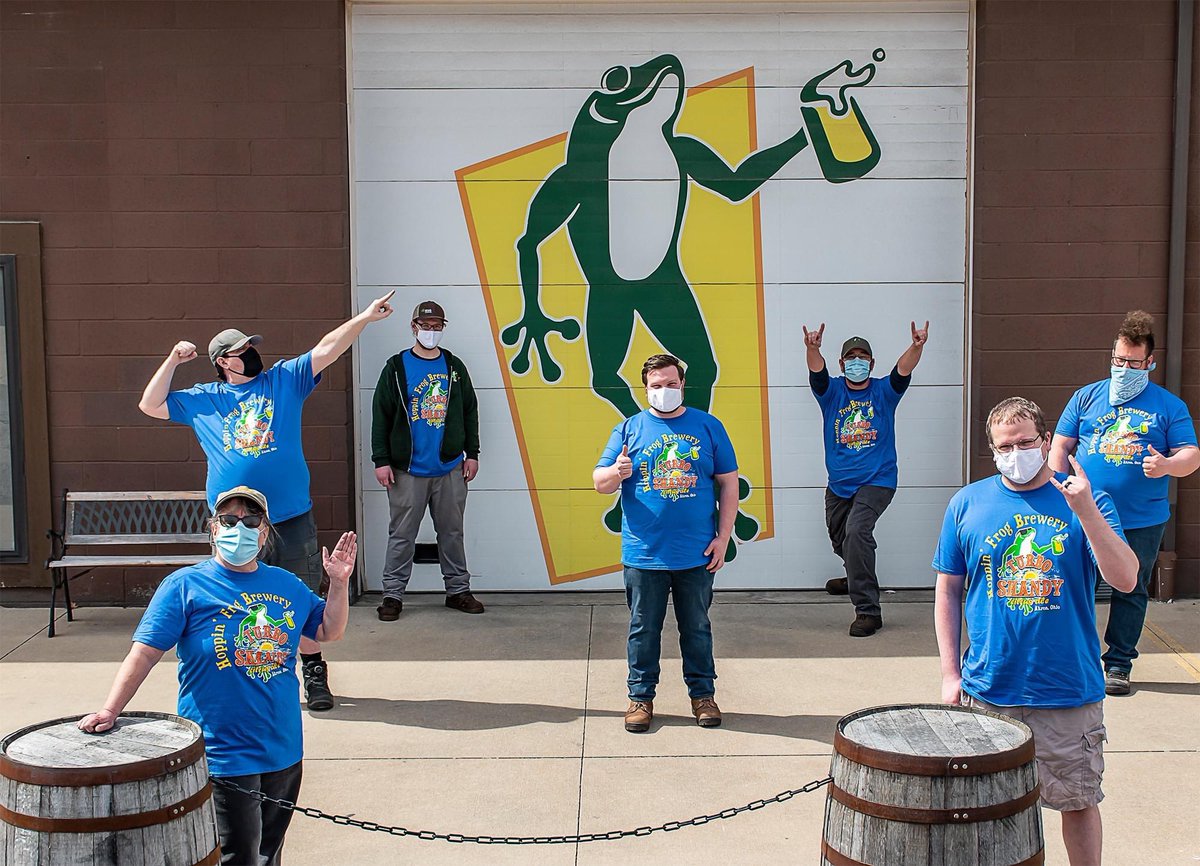 Hoppin' Frog Brewery is proud to be an independently owned, award-winning, craft brewery in the 330!  Our team has been working hard to bring you the most innovative and delicious beers!  We thought we would take a moment and say, Hi! #330ShirtDay #ohiocraftbeer #akronbeer