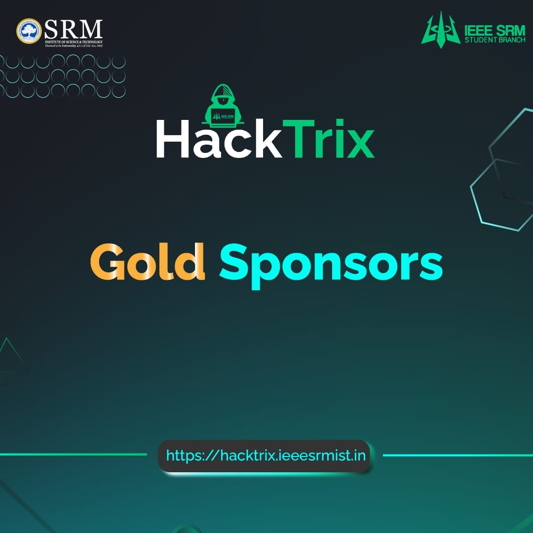 ieeesrmist's tweet image. Tic Toc… Tic Toc… HackTrix draws nearer and with it let us have a look at the sponsors that have been integral to this hackathon.

#HackTrix #IEEESRMIST