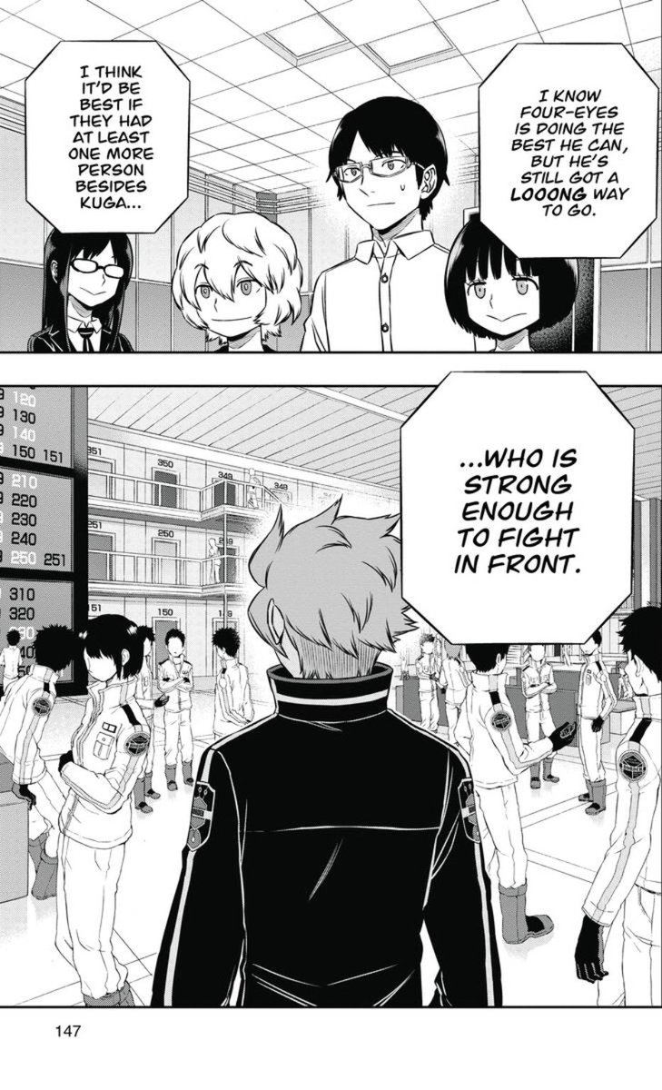 The Lookout Anime Podcast Network World Trigger The Last Episode Airs This Sunday 4 4 And You Can Pick Up The Manga From Chapter 158 To See Hyuse S