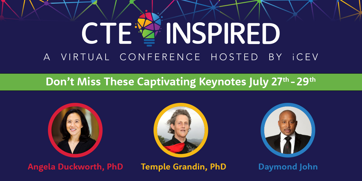 iCEVonline's tweet photo. Today is the day we have all been waiting for!

Join us in welcoming three of the world’s most elite speakers to #CTEInspired! Registration opened today, to save your spot visit: https://t.co/4Nzt8FTjm0 https://t.co/6Xk3ejLDG2