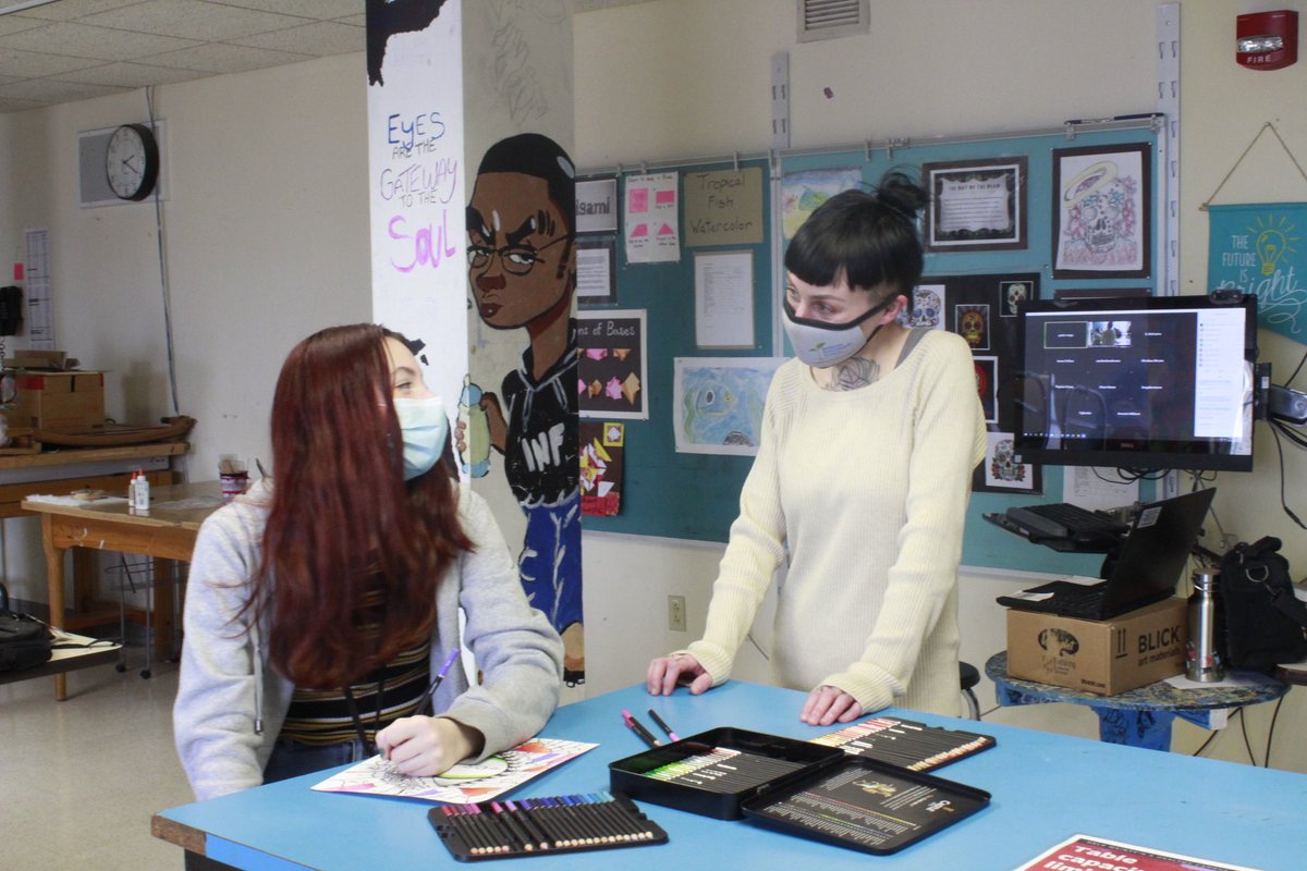 MSTatRIT's tweet photo. Eighth grade students at School of The Arts made Activist Art Posters and Dragon Eye Drawings with Miss. O’dell! 👩‍🎨 https://t.co/HwktmJyam7