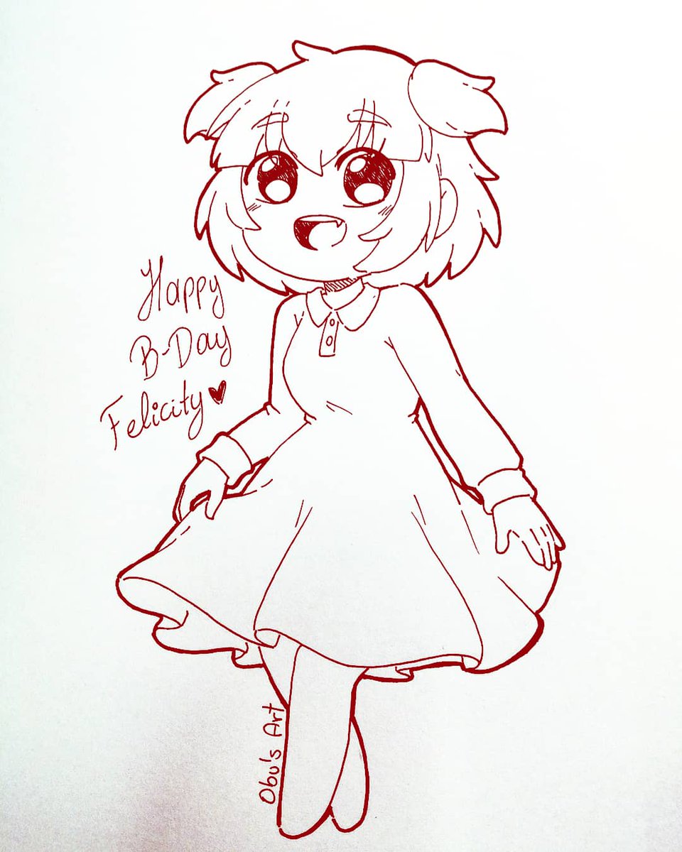 Obu_Koku_Art's tweet photo. ❣️ Happy B-Day Felicity ❣️

#animalcrossing #acvillager #felicity #micha #tradicionalart #tradicional #myart #mystyle #red https://t.co/Cnq5AwwLv5