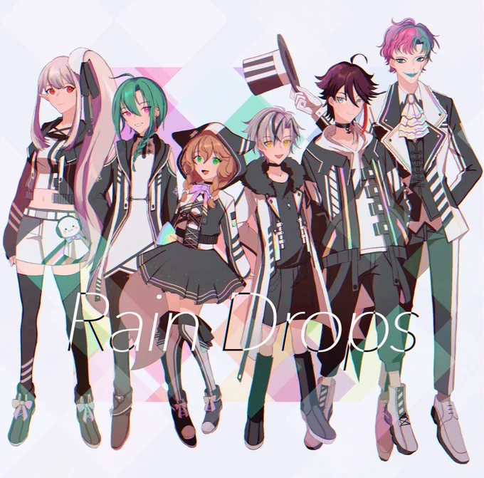 #絵インドロップス #RainDrops再始動 
6人揃うライブ楽しみ? 